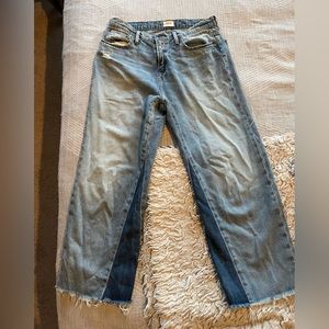 ABLE Wide Leg Crop Jeans